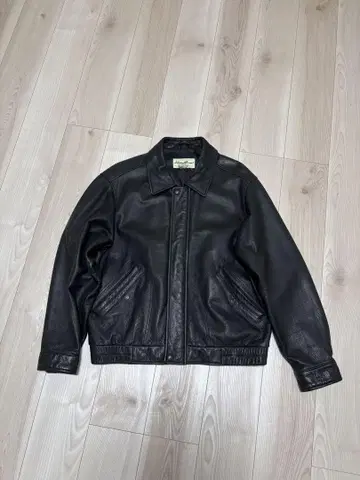 90s 에디바우어 가죽 자켓
