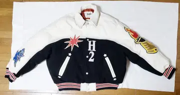 H2 HERON PRESTON x H&M 콜라보 바시티 자켓