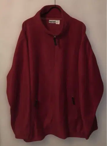 킹 사이즈 빨간색 플리스 자켓 모드 왕 5XL