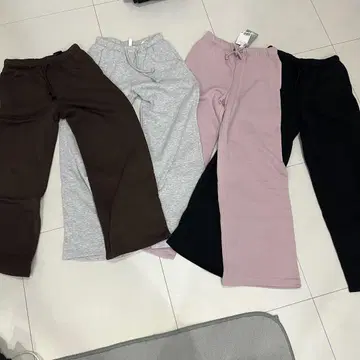 H&M 와이드 조거 팬츠 4세트