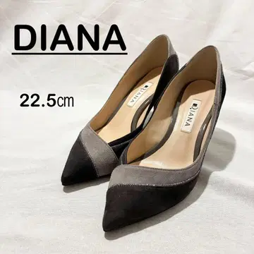 DIANA / 다이애나 바이컬러 스웨이드 펌프스 22.5cm