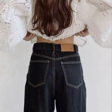 Yuna 기획 하이웨스트 스트레이트 데님 팬츠 thevon 새상품 택
