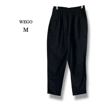 [WEGO] 위고 여성용 셰프 팬츠 하이웨스트 면 혼방 블랙 M
