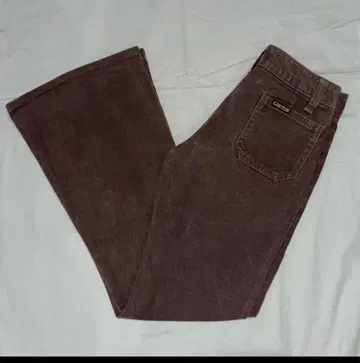 브라운 부츠컷 데님