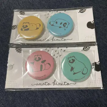 비와 너와 로프트 pop up 캔뱃지 세트
