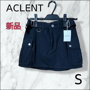 새상품 [ ACLENT ] 하이웨스트 카고 미니 스커트 S