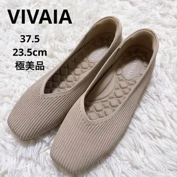 VIVAIA 플랫슈즈 스퀘어토 37.5 23.5 컨디션 최상