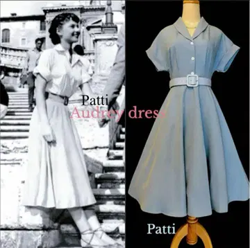 오드리 헵번 50s style 원피스 미사용 새상품 3 사이즈 있음
