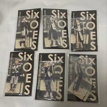 SixTONES 아크릴 스탠드 6개 세트