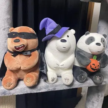 위 베어 베어스 할로윈 봉제 인형 3세트