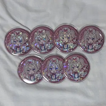 2434 DINER 빅키라키라 캔뱃지 니지산지 마카이노 리리무 7개