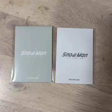 [ 메구로 렌 ] SnowMan 한국 POPUP 포토 카드 세트