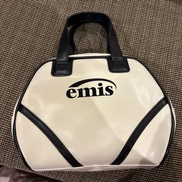 emis VINTAGE TOTE BAG : WHITE