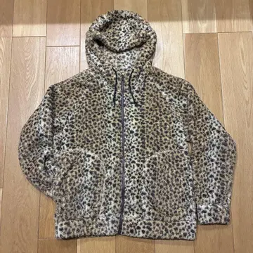 L 사이즈 JOHNBULL 플리스 자켓 팬서 패턴 y2k