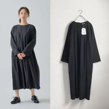 KELEN 턱 디자인 원피스 HILA 블랙 25SS 포멀