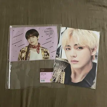 BTS 태태 공식 굿즈 세트 부채 플래그(SYS.magic shop)