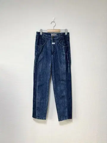80s 마리테 프랑소와 지르보 클로즈드 데님