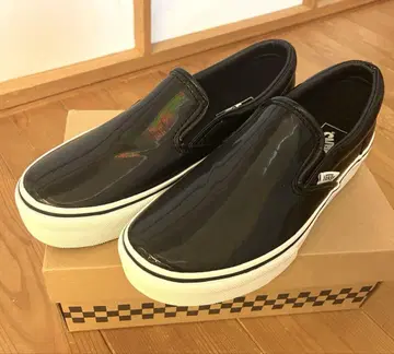 VANS V98THICK HL 슬립온 블랙 24.5cm