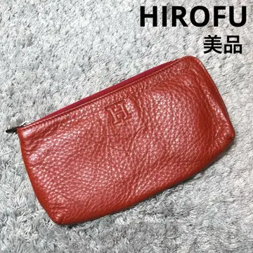[ 새상품급 ] HIROFU 히로후 파우치 메이크업 파우치 소품함 가죽