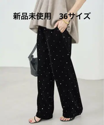 IENA 완판 COUTURE D'ADAM 쿠튀르 도아담 벨로아 이지 팬츠
