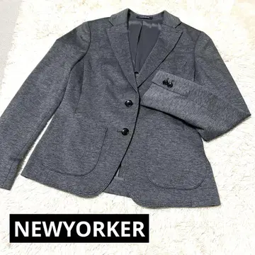 NEWYORKER 미사용급 테일러드 자켓 백 오픈 9호