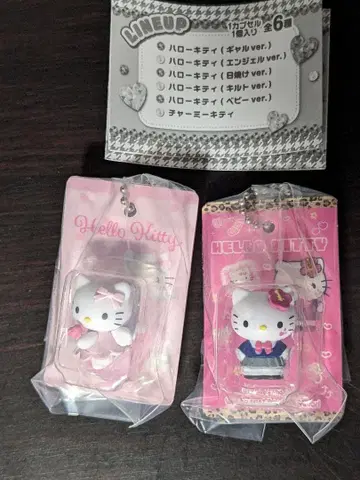 HELLO KITTY 패키지 미니어처 컬렉션 헬로키티 2점