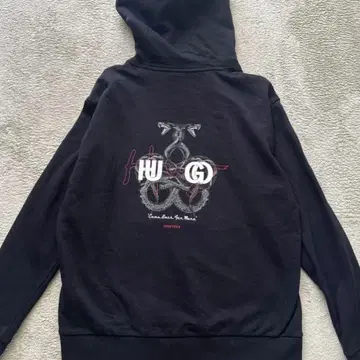 HUGO BOSS 후드티 뱀 블랙 S