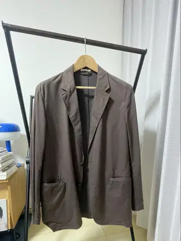AURALEE WASHED FINX HERRINGBONE JACKET
