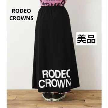 [ 택 포함 새상품 ] 리버서블 RODEO CROWNS 롱 스커트 로고