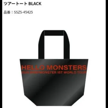 BABYMONSTER 투어 백 BLACK