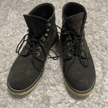 레드윙 8174 플레인토 블랙 스웨이드 26.5 러프 아웃