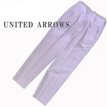 유나이티드 애로우즈 UNITED ARROWS 퍼플 샤이니 팬츠