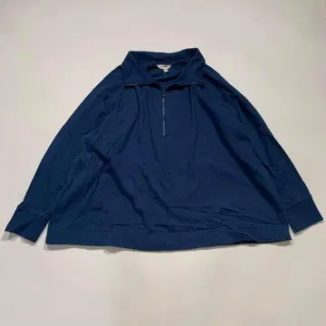 오버 사이즈 맨투맨 하프 지퍼 트레이닝복 90s 2XL 블루