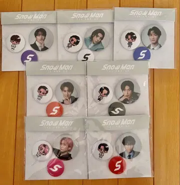 Snow Man 1st POP-UP 캔뱃지