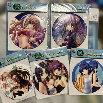 다이토 복권 본점 리틀 버스터즈! F상 빅 캔뱃지 5종