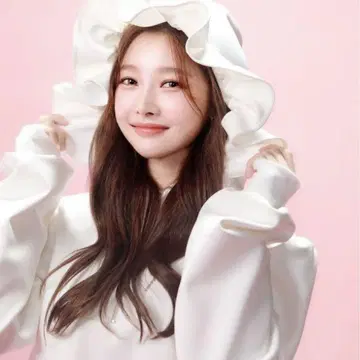 JILTU 후디 후드티 프릴 장식 화이트 맨투맨