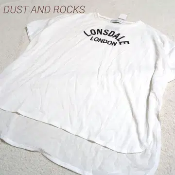 DUST AND ROCKS 루즈핏 반팔 티셔츠 오버사이즈 깔끔함