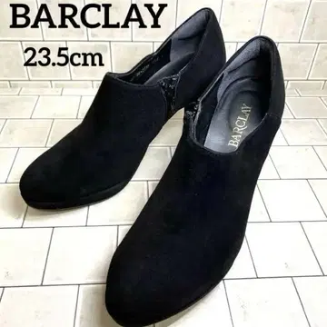 [ BARCLAY ] 버클레이 스웨이드 블랙 부티 23.5 cm