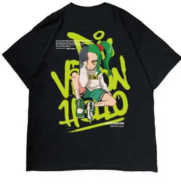 DI:VISION T셔츠 2XL 블랙