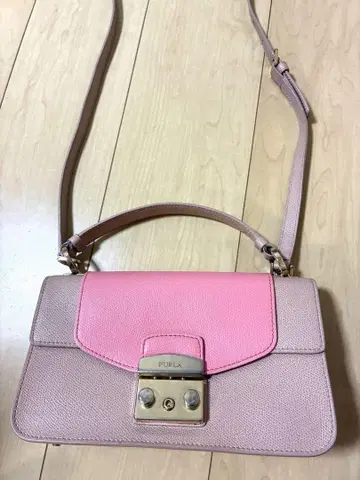 FURLA 핑크 베이지 숄더백