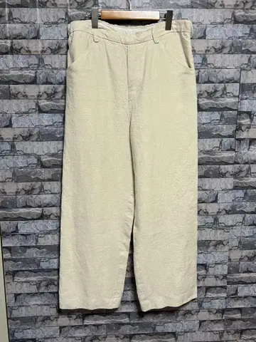 SUNSEA 21S50 ITALY HEMP WIDE PANTS