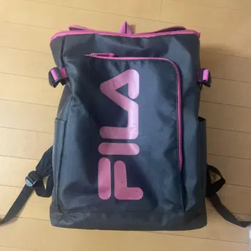 FILA 블랙 핑크 백팩