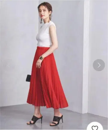 유나이티드 애로우즈 아코디언 플리츠 스커트 36
