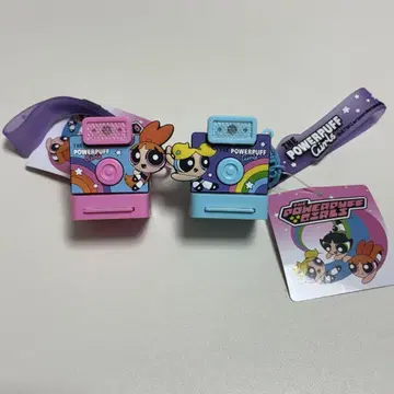 파워퍼프걸 파샤피카 카메라 키홀더 버블스 블라썸 세트