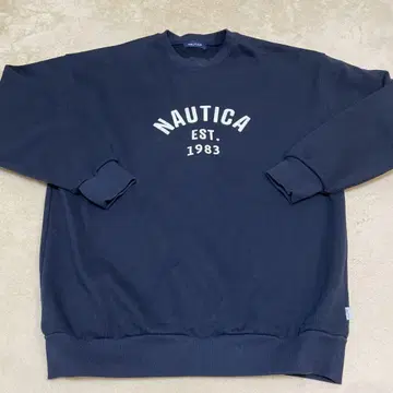 NAUTICA 네이비 맨투맨 M 사이즈