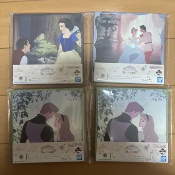 디즈니 프린세스 제일복권 신데렐라 오로라 공주 백설공주 캔버스 보드