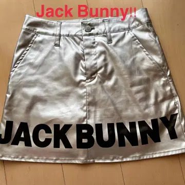 JACK BUNNY 실버 미니 스커트 이너 포함 사이즈 00