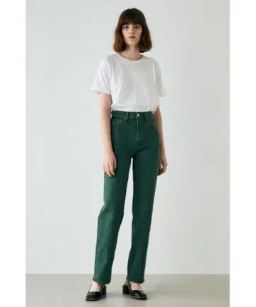 [ 컨디션 최상 ] moussy 마우지 스트레이트 데님 23인치