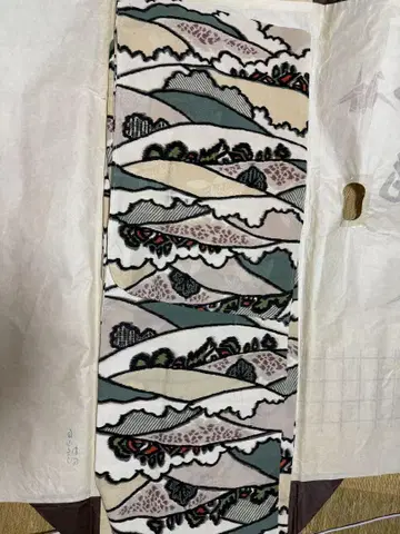 물결무늬 코몬 겉옷