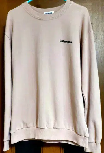 patagonia 베이지 긴팔 맨투맨